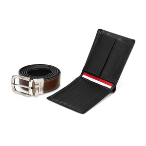 TOMMY HILFIGER set (Wallet & Belt)