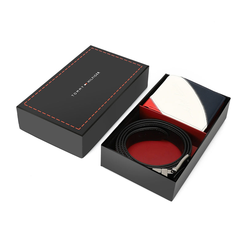 TOMMY HILFIGER set (Wallet & Belt)