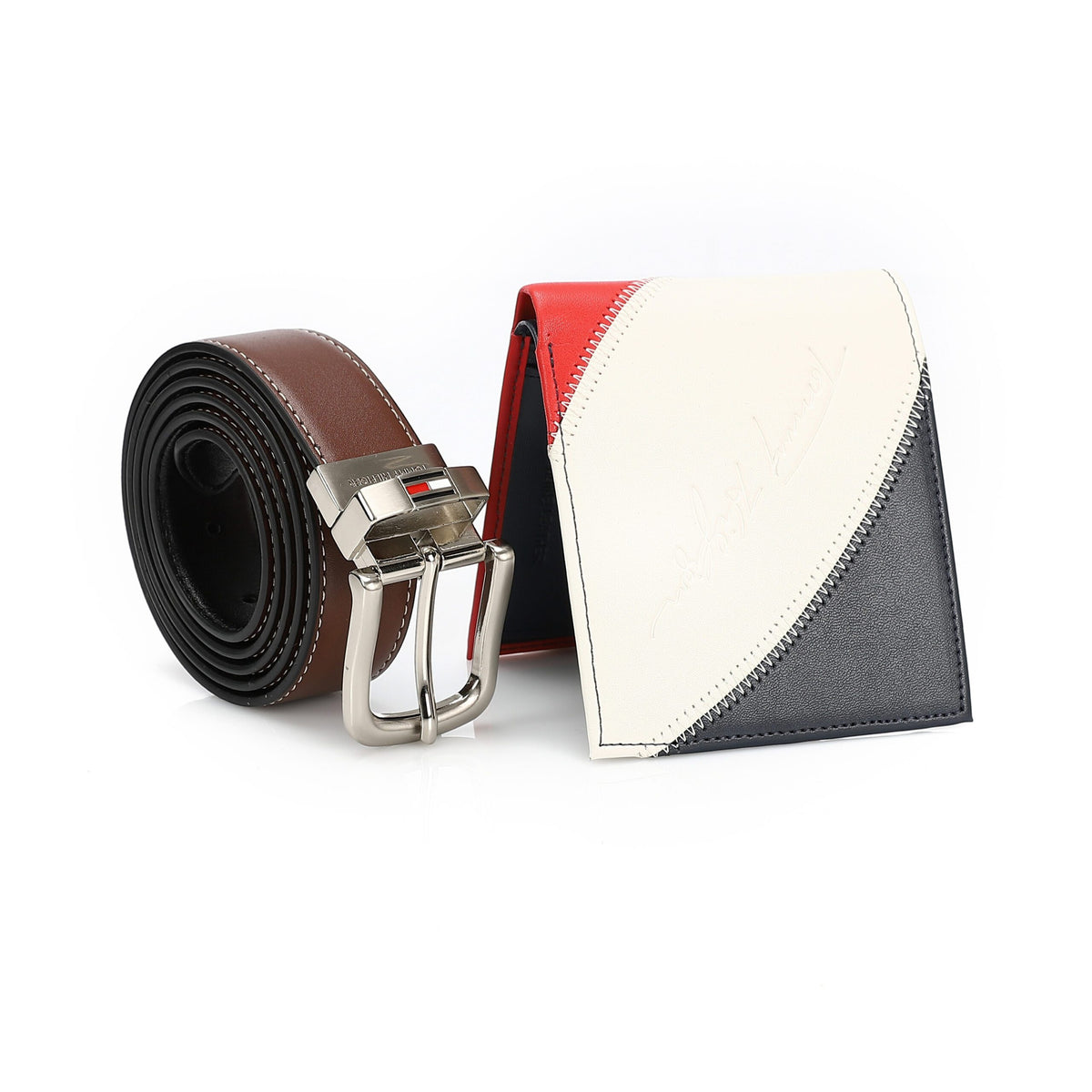 TOMMY HILFIGER set (Wallet & Belt)