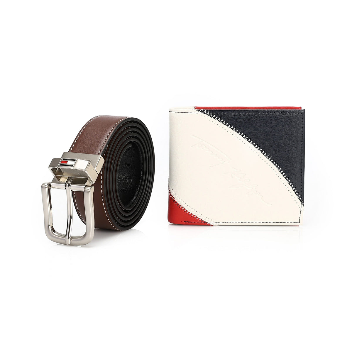 TOMMY HILFIGER set (Wallet & Belt)