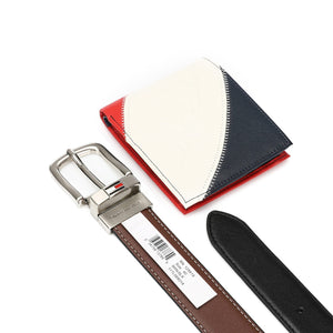 TOMMY HILFIGER set (Wallet & Belt)