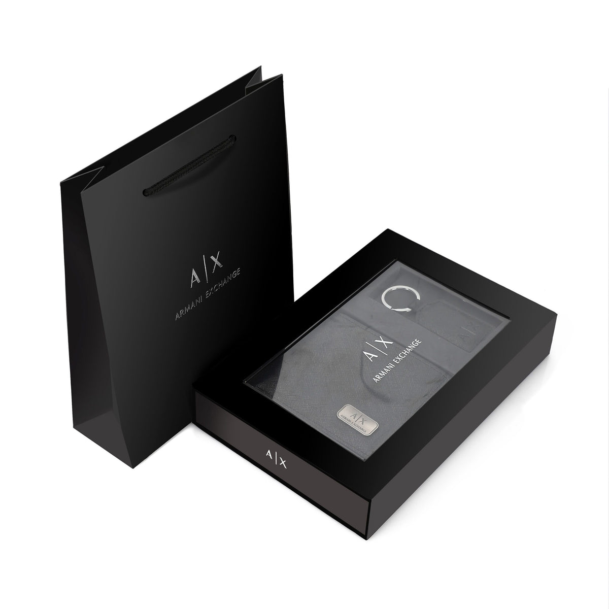ARMANI EXCHANGE set (Wallet & Key chain)