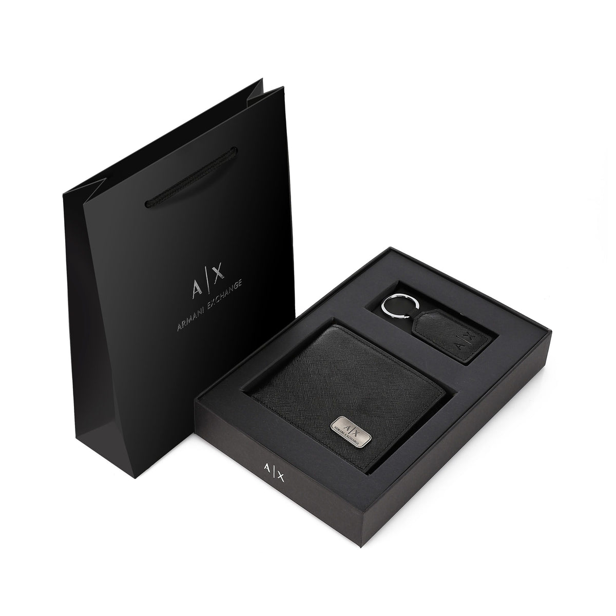 ARMANI EXCHANGE set (Wallet & Key chain)