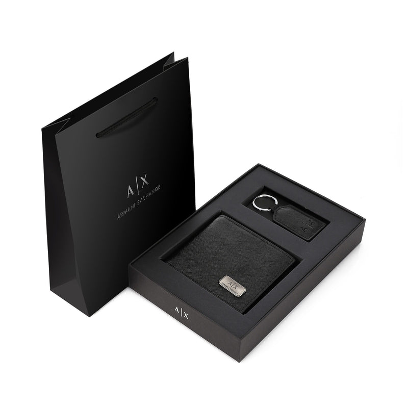 ARMANI EXCHANGE set (Wallet & Key chain)