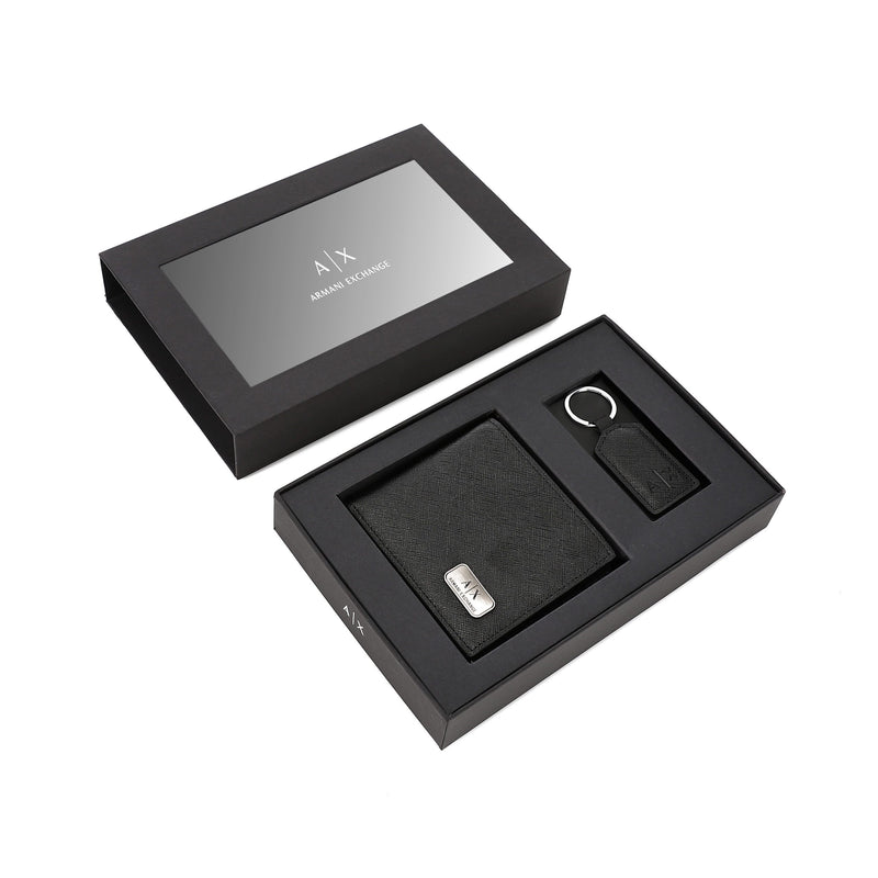 ARMANI EXCHANGE set (Wallet & Key chain)