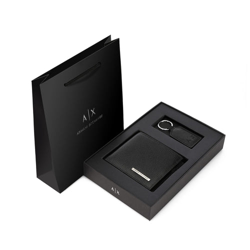 ARMANI EXCHANGE set (Wallet & Key chain)