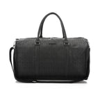 Coach Men's Gym Duffle Bag in Debossed Signature Leather with Top Handles – Black