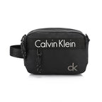 Calvin Klein Men's Nylon Camera Crossbody Bag with Calvin Klein Logo – Black