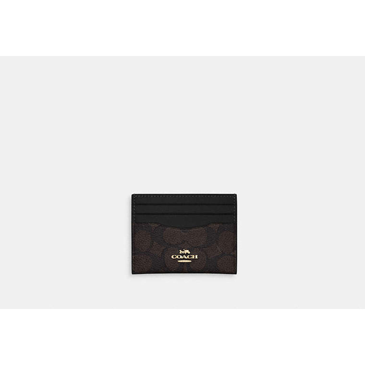 Coach ID Slim Card Case CZ286 – Walnut/Black