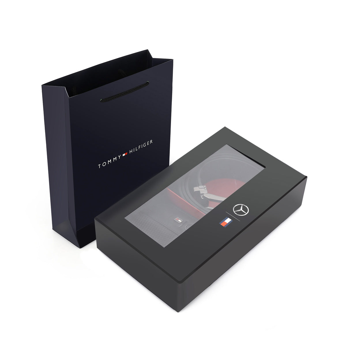 TOMMY HILFIGER (MERCIDES EDDITION) set (Wallet & Belt)
