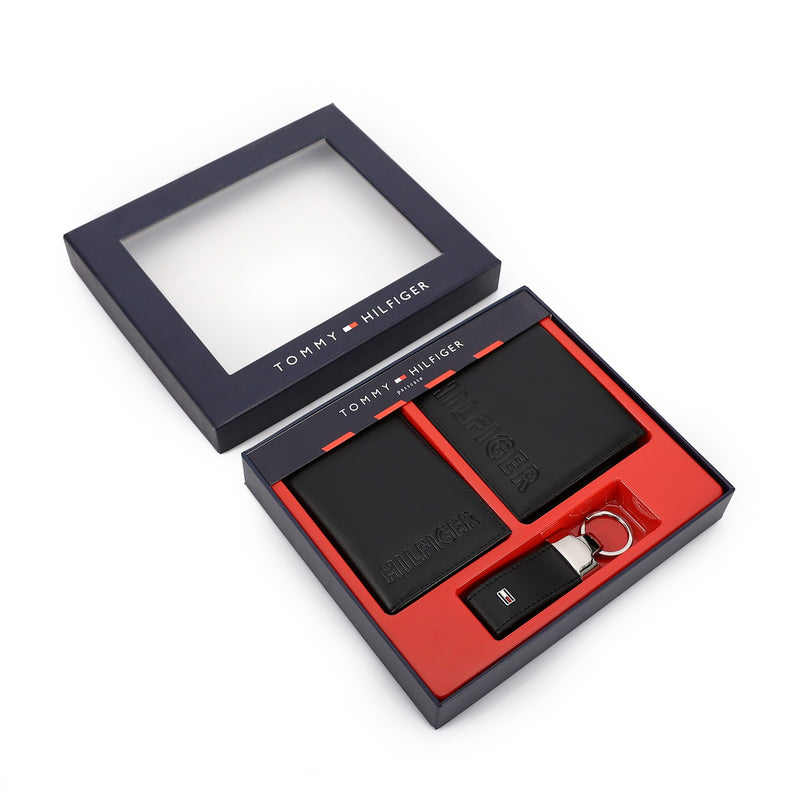 TOMMY HILFIGER set (Wallet & Card holder & Key chain)
