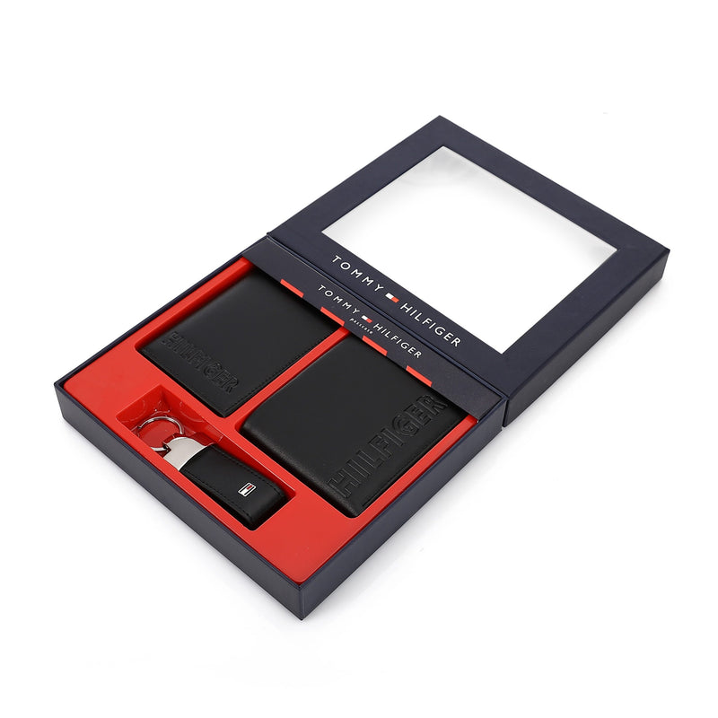 TOMMY HILFIGER set (Wallet & Card holder & Key chain)