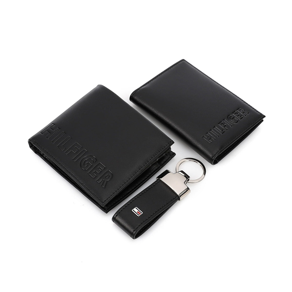 TOMMY HILFIGER set (Wallet & Card holder & Key chain)