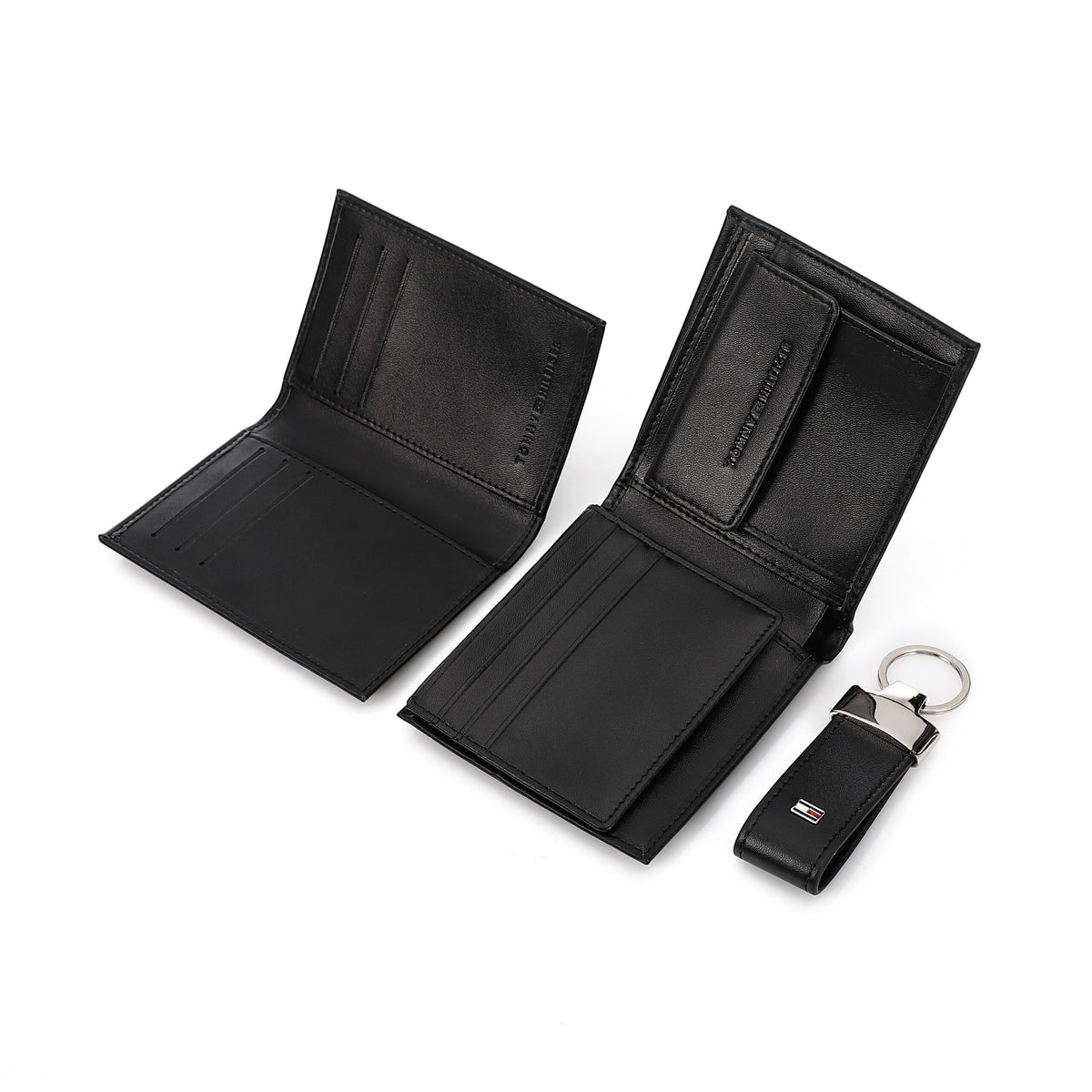 TOMMY HILFIGER set (Wallet & Card holder & Key chain)