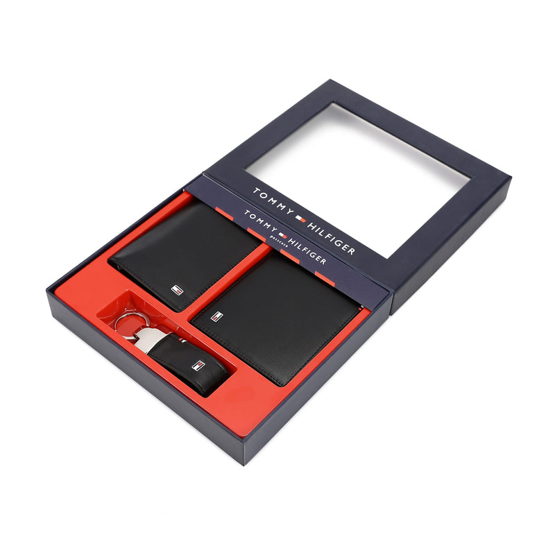 TOMMY HILFIGER set (Wallet & Card holder & Key chain)