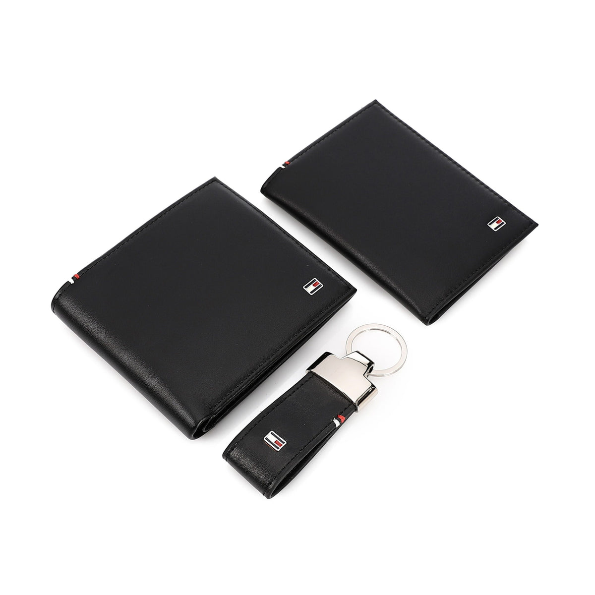 TOMMY HILFIGER set (Wallet & Card holder & Key chain)