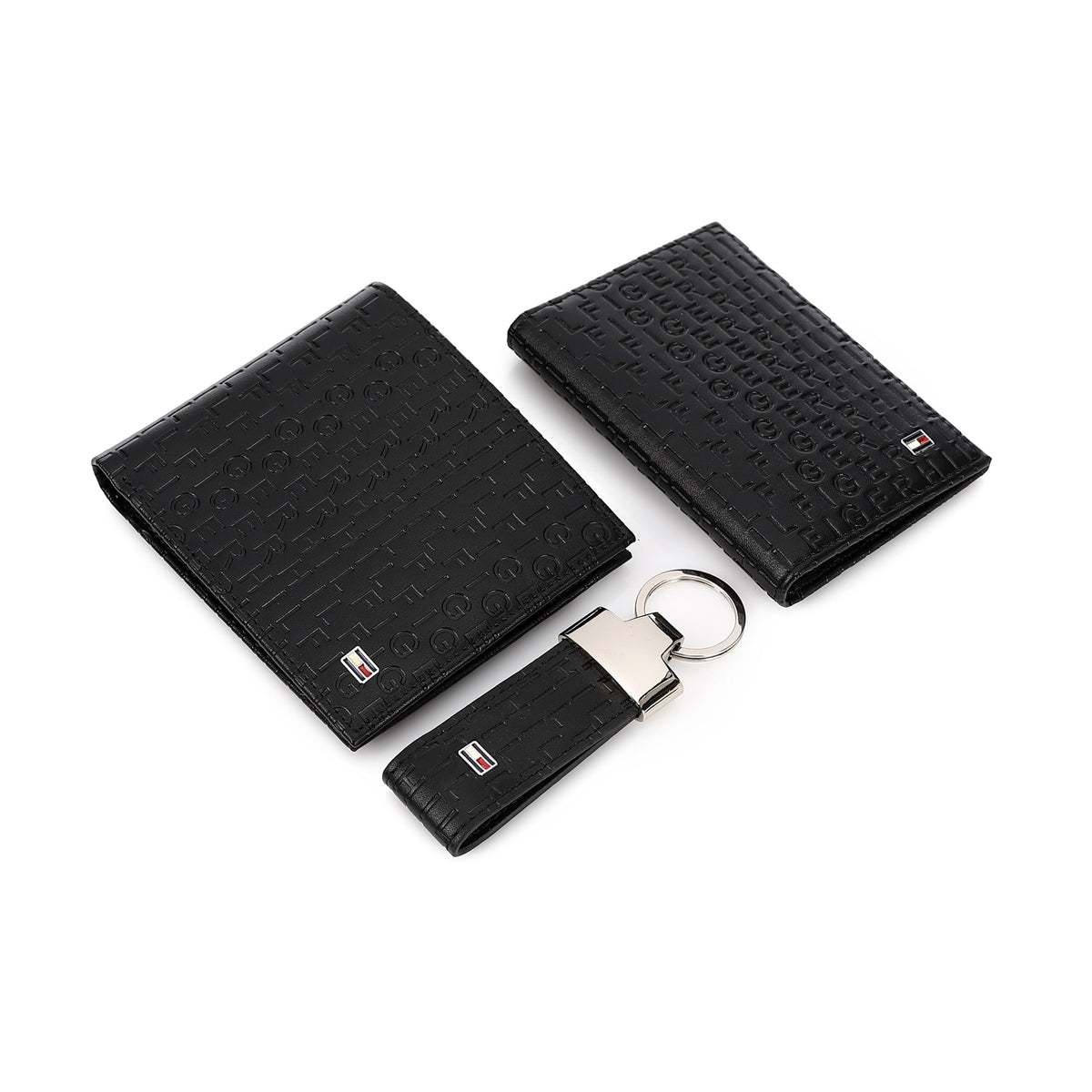 TOMMY HILFIGER set (Wallet & Card holder & Key chain)