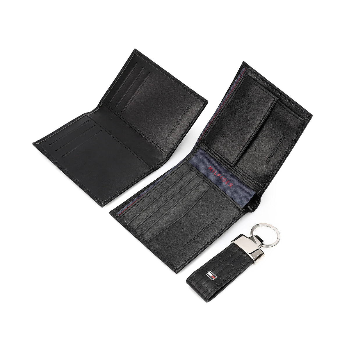 TOMMY HILFIGER set (Wallet & Card holder & Key chain)