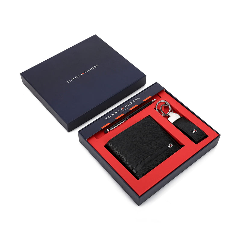 TOMMY HILFIGER set (Wallet & Card holder & Pen)