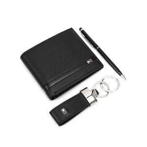 TOMMY HILFIGER set (Wallet & Card holder & Pen)