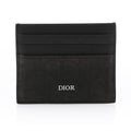 Dior Men's Card Holder in Perforated Dior Oblique Leather – Black