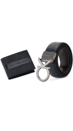 CK Reversible Belt & Wallet Set For Men