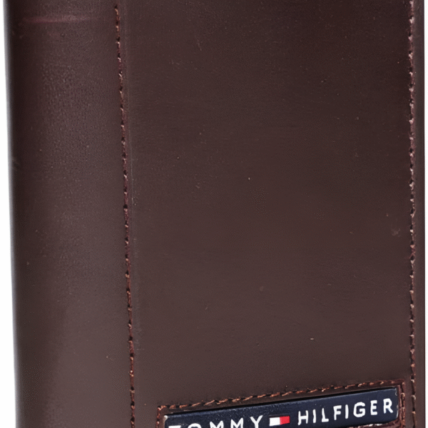 TH Brown Trifold Wallet For Men