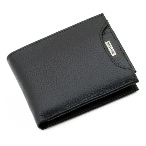 CK Black Leather Wallet For Men