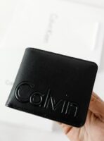 CK Black Leather Wallet For Men
