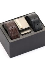 CK Leather Belt Set For Men