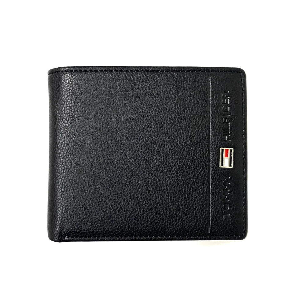 01-392.jpg TH Black Leather Wallet For Men - Image 1