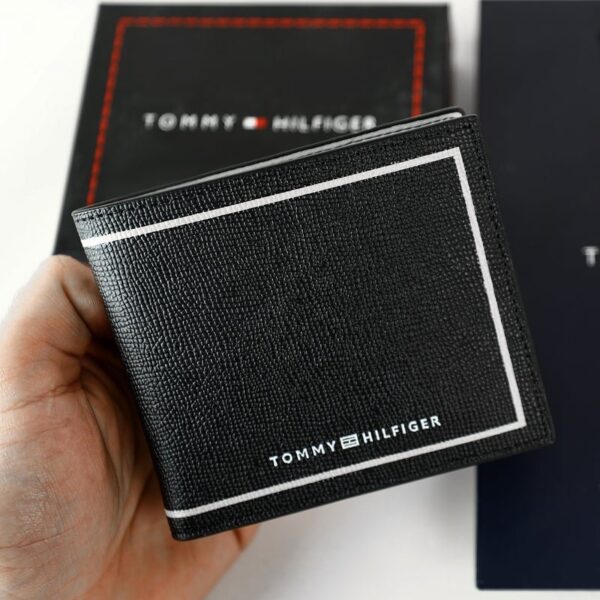 TH Black Wallet For Men