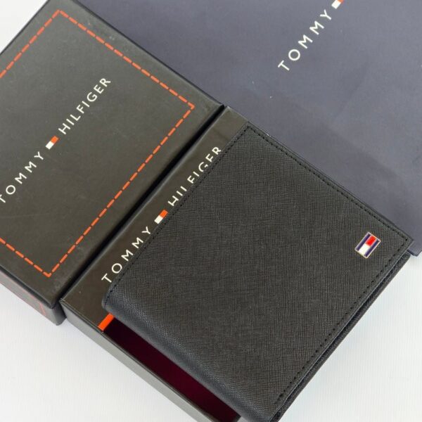 TH Black Wallet For Men