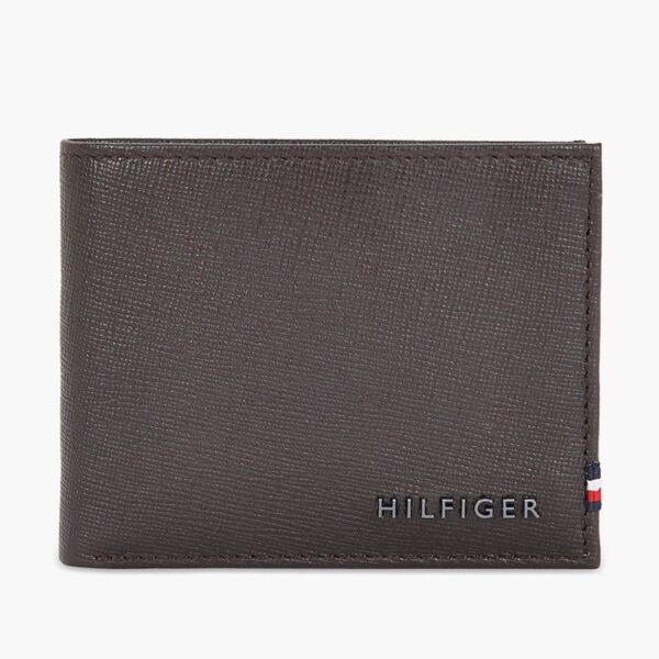 TH Brown Leather Wallet For Men