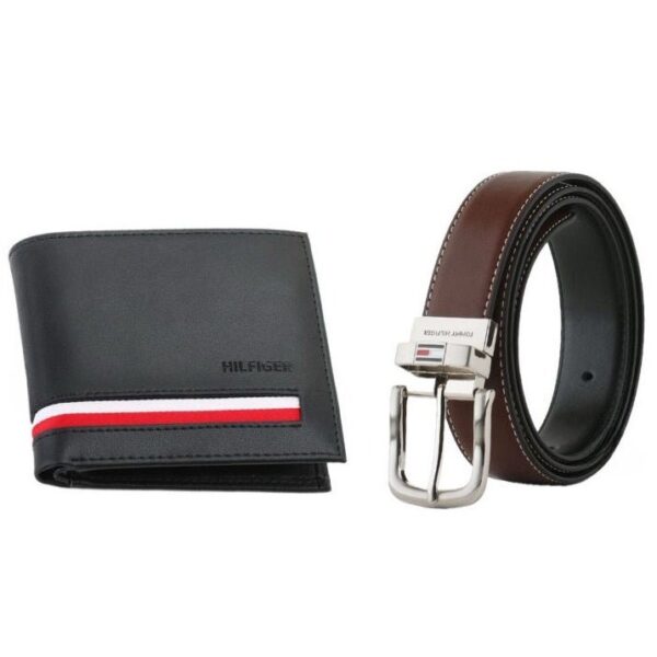 TH Leather Wallet-Belt Set For Men