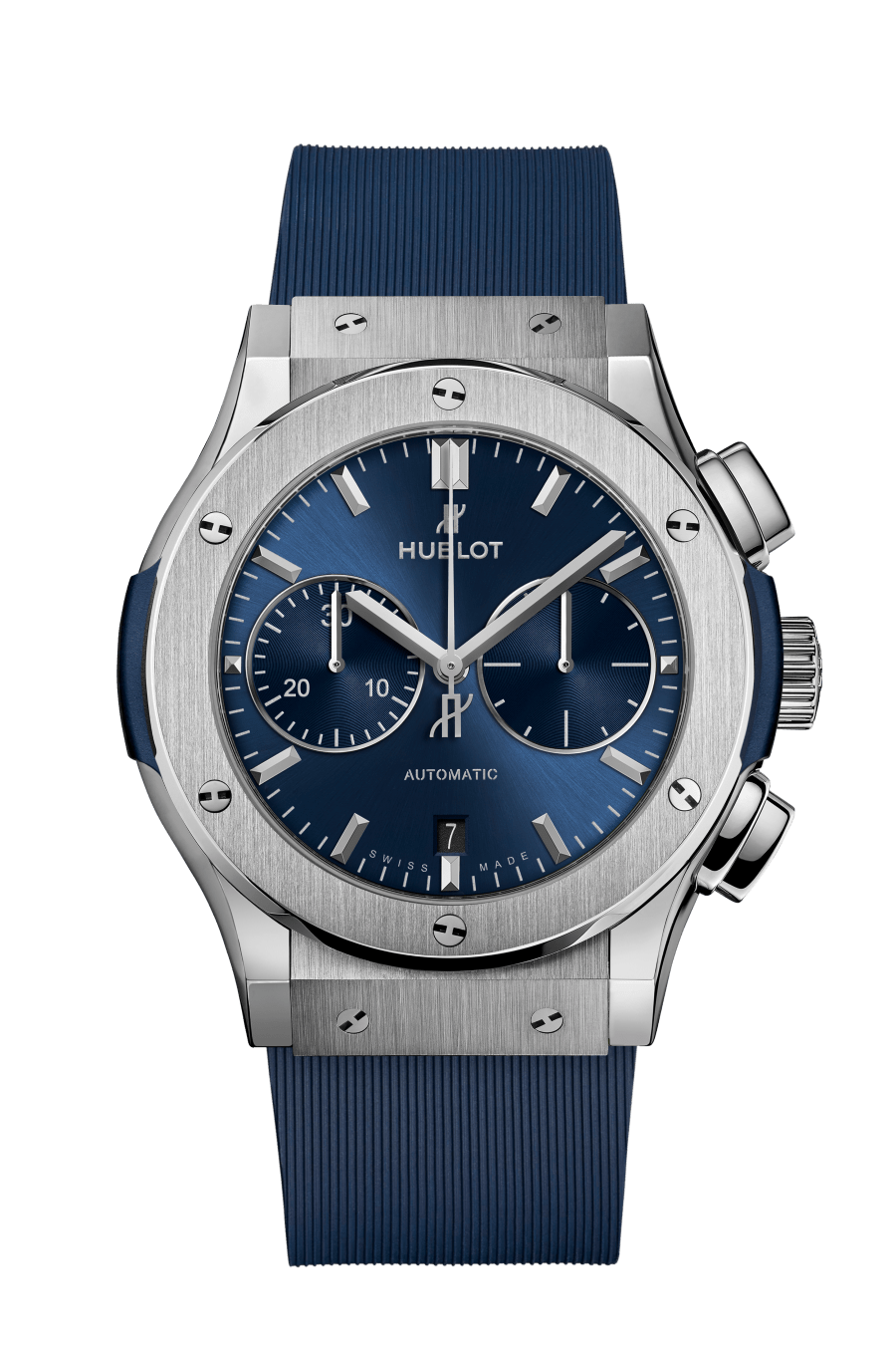 01-666.png HUBLOT Chronograph Titanium Blue - Image 1