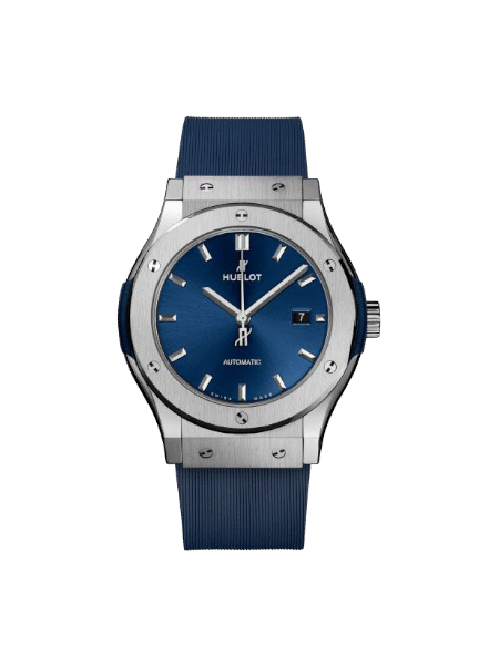 Hublot Classic Fusion Titanium Blue Mirror Original
