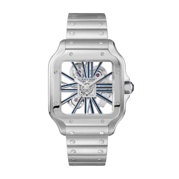 Cartier Santos Skeleton Mirror Original