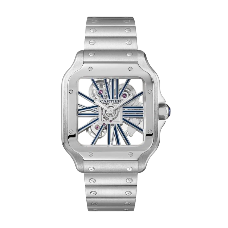 01-859.png Cartier Santos Skeleton Mirror Original - Image 1