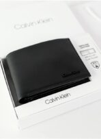 CK Black Leather Wallet For Men - Image 2