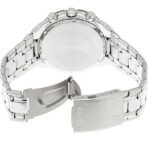 Casio Edifice Chronograph Watch for Men Black Dial with Silver Stainless steel Strap EFR-539D-1AV - Image 2