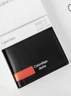CK Black Leather Wallet For Men - Image 2
