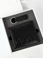 CK Black Leather Wallet-keychain Set For Men - Image 2