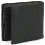 TH Black Leather Wallet For Men - Image 2