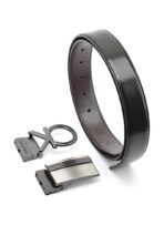 CK Leather Belt Set For Men - Image 2