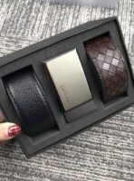 CK Leather Belt Set For Men - Image 2