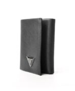 GU Black Trifold Wallet For Men - Image 2