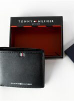 TH Black Leather Wallet For Men - Image 2