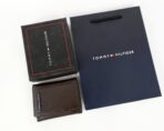 TH Brown Trifold Wallet For Men - Image 2