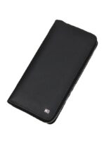 TH Long Black Leather Wallet For Men - Image 2